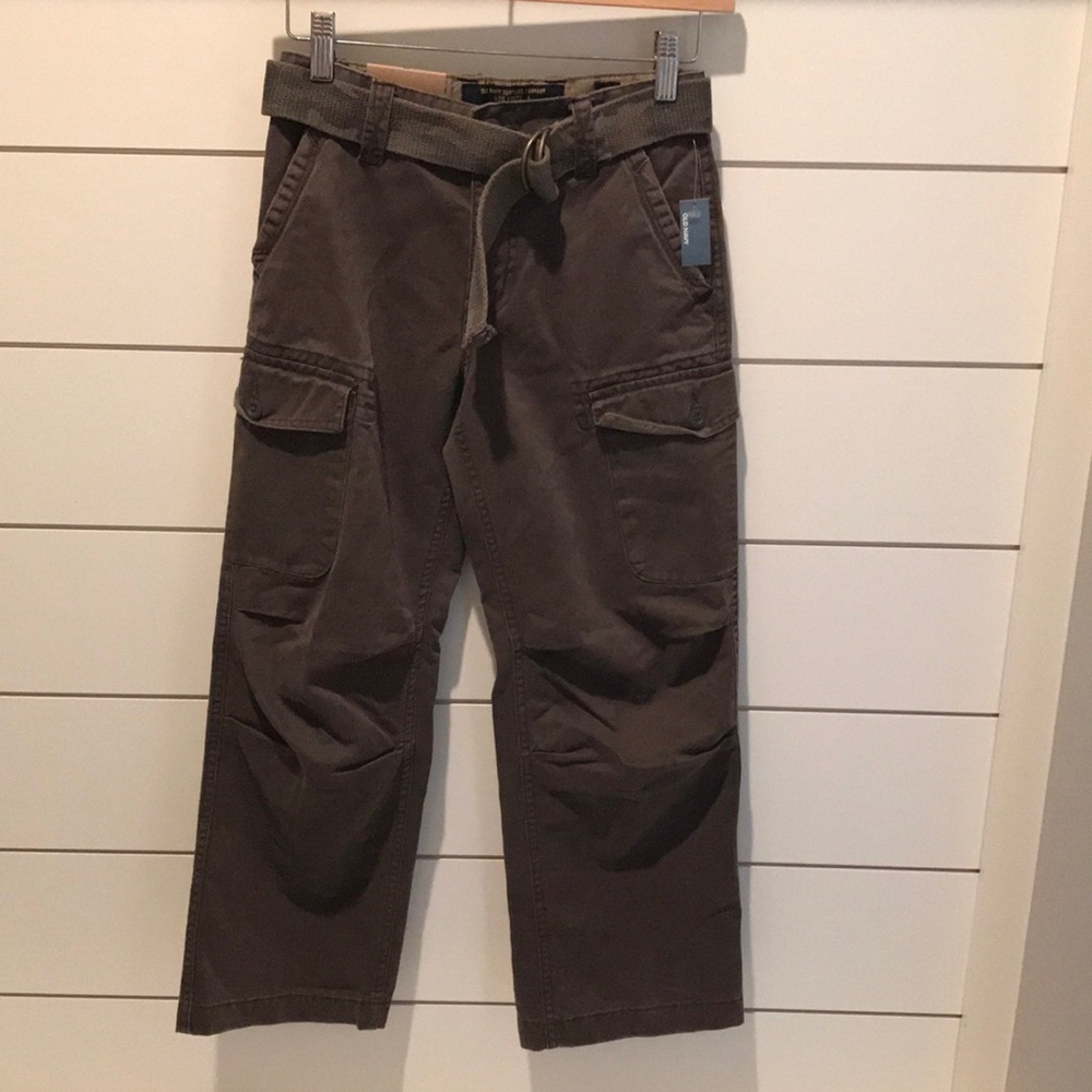 Old Navy CARGOS Khakis Adjustable Waist